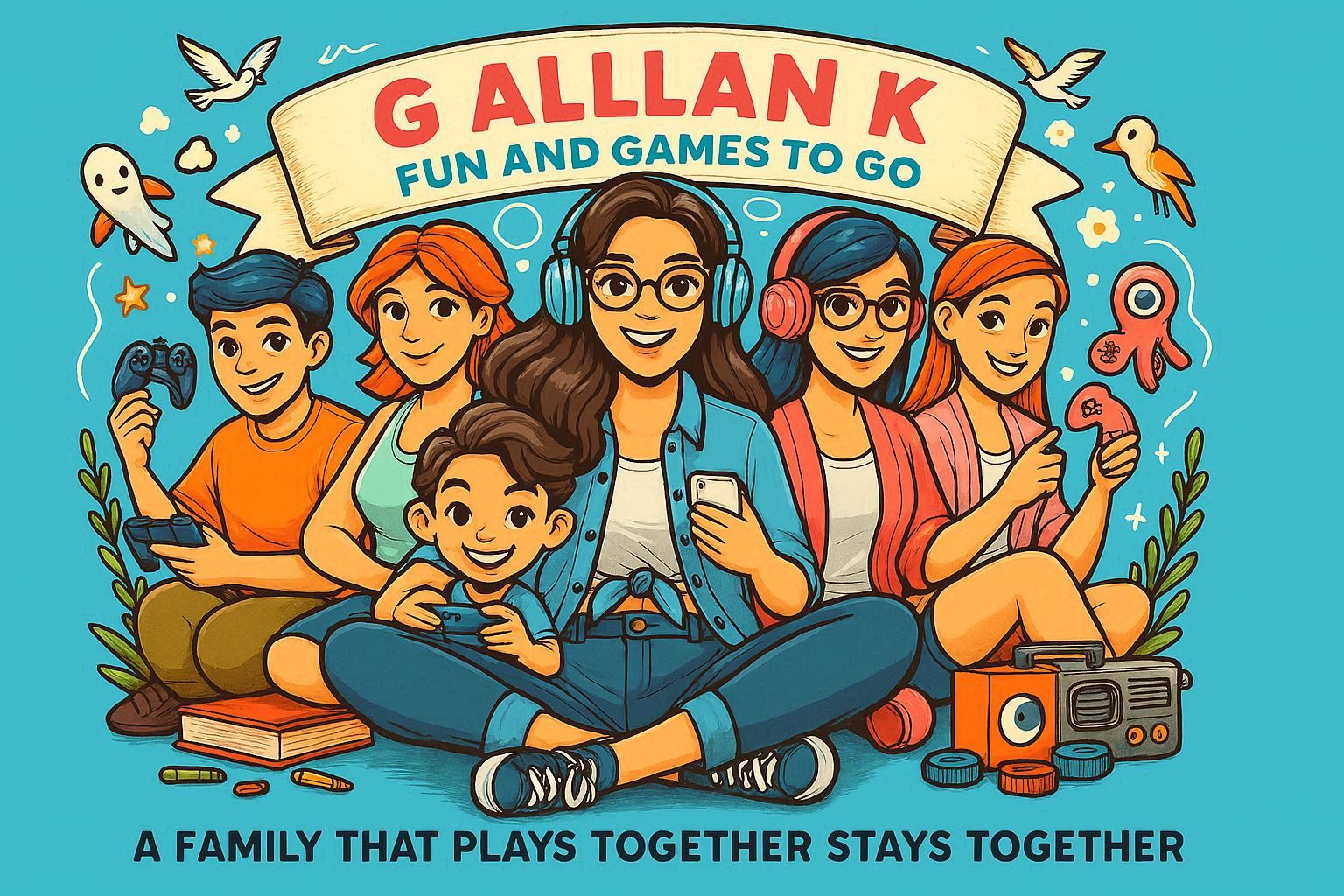 GAllanK fun and games to go logo 